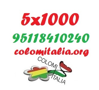 Il tuo 5×1000 a Colomitalia